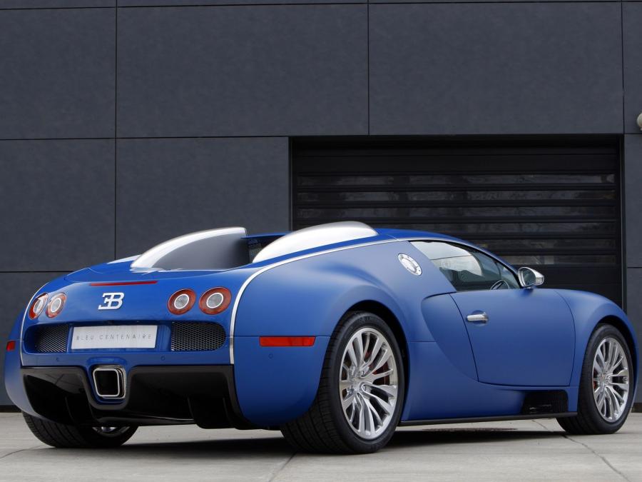  Bugatti Veyron 16.4 Bleu Centenaire 2009 года  (фото 21 из 21)